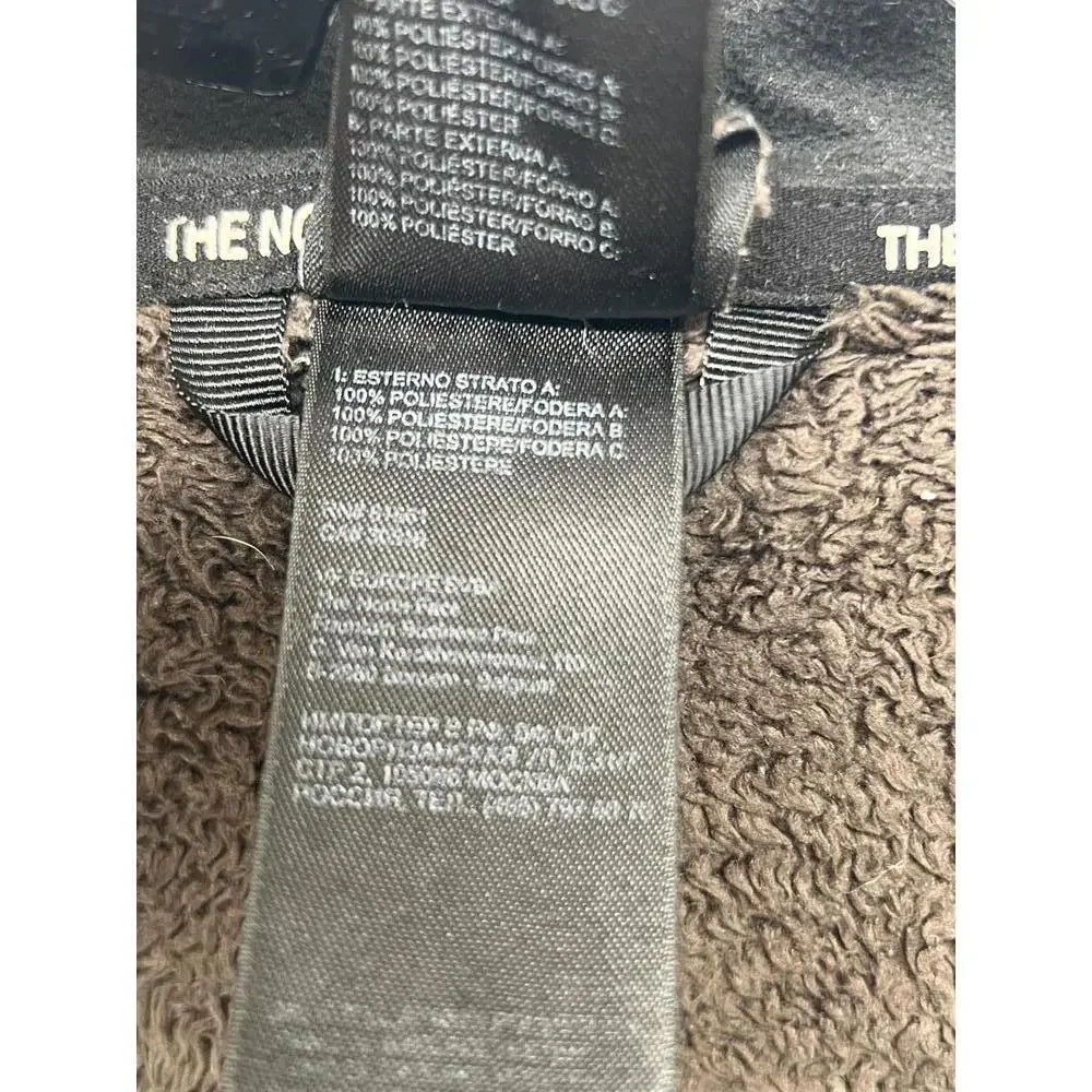 The North Face Women's Fleece Jacket Brown‎ Full Zip Soft Warm Medium